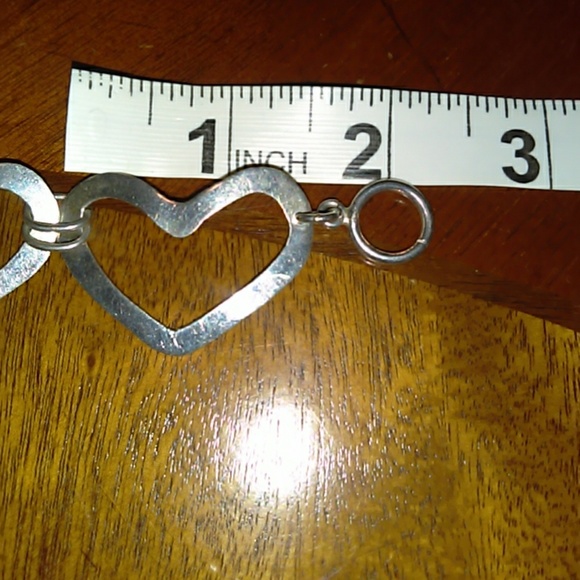 Sterling Silver Heart bracelet - Picture 4 of 8